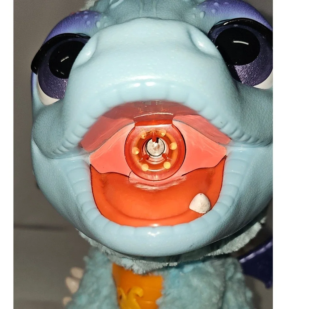 FurReal Friends‎ Torch My Blazin Dragon Interactive Plush Hasbro 2015 Blue B5142